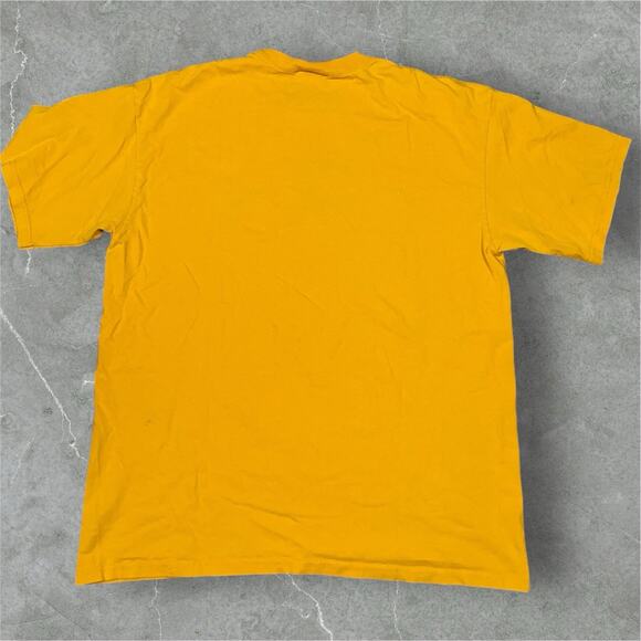 Vintage LSU Tigers T Shirt Large Mens Yellow Nike Team Center Swoosh Graphic Y2K - Picture 2 of 10